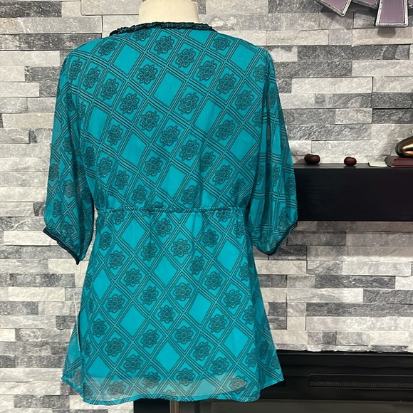 Oh Mamma Maternity Blouse Size L - Picture 5 of 8